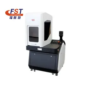 Foster easy operating multifunction 20W 30W 50W enclosed fiber laser marking machine for metal nonmetal