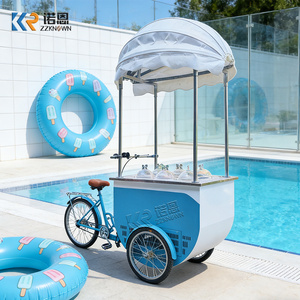 Vélo-chariot électrique mobile pour la vente de crème glacée en extérieur, chariot de vente de gelato - Product Image 4