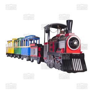 Manèges d'attractions de parc pour enfants et adultes Attraction de train sans rail de route touristique électrique Tours de train pour enfants à vendre - Product Image 4