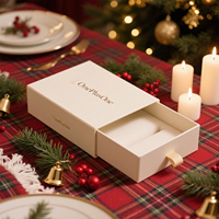 Emballage cadeau en papier de luxe avec logo personnalisé OEM, boîte à bijoux avec tiroir