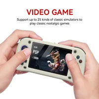 Consola de Juegos Portátil con Pantalla IPS de 4.3 Pulgadas, Sistema Linux, 15000 Juegos, WiFi, 10000 Juegos de Código Abierto, Pantalla HD, Proveedor de Fábrica, Venta al Por Mayor