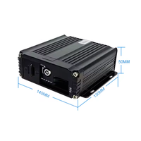 AHD 4CH MDVR Carte SD Caméra IP AI MDVR Ensemble de caméras 4G MDVR CMSV6 Plate-forme pour voiture véhicule cctv Mobile DVR