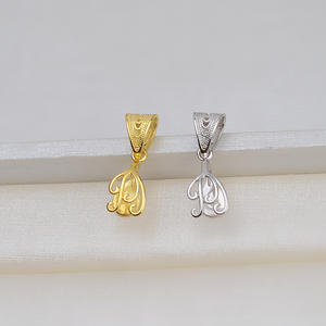 Pendentif en argent S925 fait main avec perle baroque, accessoire vide pour collier féminin, nouveaux composants et trouvailles de bijoux DIY 1397 - Product Image 2