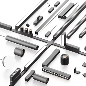 Tuya ZigBee 24V 6Mm Siêu Mỏng Mỏng Mini Hệ Thống Chiếu Sáng 48V LED Đèn Tại Chỗ Bề Mặt Siêu Mỏng Từ Theo Dõi Ánh Sáng Hệ Thống Đường Sắt - Product Image 1