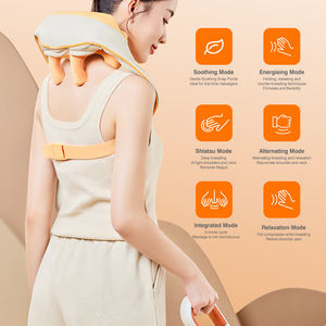 8D Nacken-und Schulter-Rücken <span class=keywords><strong>massage</strong></span> gerät Shaiatsu Beruhigende Hitze Tiefes Gewebe Muskels ch merzen Linderung Bauch <span class=keywords><strong>massage</strong></span> Schal <span class=keywords><strong>Massage</strong></span> gerät - Product Image 3