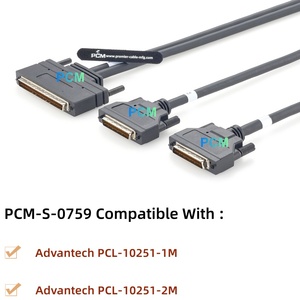 Câble SCSI HPDB 100 broches mâle vers double HPDB 50 broches mâle en Y, compatible Advantech PCL-10251 pour cartes DAQ et PC industriels - Product Image 3