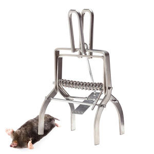 Heavy Duty Robust Double-Entry Spring-Style Eco-Friendly Mole Worms Claw Mole Trap Steel Mouse Control to Kill Moles - Product Image 1