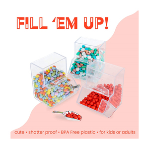 Giá để kẹo <span class=keywords><strong>acrylic</strong></span>, giá trưng bày kẹo bằng nhựa lucite, giá đựng sôcôla hoàn hảo cho đám cưới, sinh nhật, quà tặng và quà lưu niệm - Product Image 5