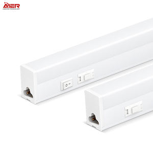 AIER 18W/24W SMD2835 塑料灯管 2ft 3ft 4ft T5 LED 灯管，带 3CCT 拨动开关，4ft 长度，IP44，仓库用 - Product Image 1