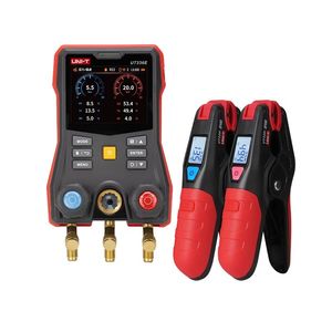 ชุดเกจวัดความดันดิจิตอล UNI-T UT336E พร้อมแคลมป์วัดอุณหภูมิไร้สาย 2 ตัว UT320I ความแม่นยำสูง มาตรฐานป้องกัน IP55 สำหรับระบบปรับอากาศรถยนต์ - Product Image 3