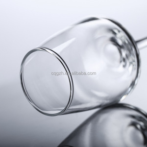 Verres à <span class=keywords><strong>vin</strong></span> en <span class=keywords><strong>verre</strong></span> transparent en gros, <span class=keywords><strong>pied</strong></span> haut, 225 ml, modernes, incassables, <span class=keywords><strong>sans</strong></span> plomb, logo personnalisé pour le salon - Product Image 2