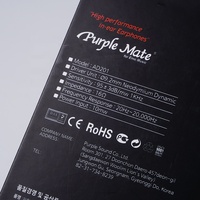 Boîtes à tiroirs en carton biodégradable personnalisées pour câble de données emballage d'écouteur imprimé papier pliant conception en relief de l'électronique