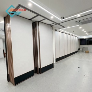Hiện Đại Cách Âm Di Chuyển Phân Vùng Tường Nhôm Khung Có Thể Tháo Rời Tường Trượt Phòng Chia Có Thể Gập Lại Cho Phòng Tập Thể Dục Khách Sạn Phòng Tiệc - Product Image 6