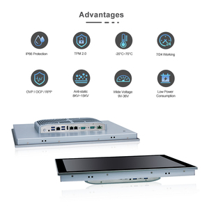 คอมพิวเตอร์อุตสาหกรรมแบบพาเนลขนาด 19 นิ้ว พร้อม N97 และระบบปฏิบัติการ Win10/11 แบบไร้พัดลม HMI สำหรับโรงงาน คอมพิวเตอร์อุตสาหกรรมออลอินวัน 3*LAN DDR5L 8GB - Product Image 6