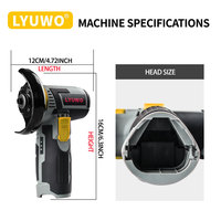 LYUWO Meuleuse d'angle sans fil mini personnalisée en gros, outil électrique pour la découpe, le polissage et le meulage du métal