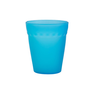 Verre en plastique bleu Oasi 26 cl H 9,5 cm Ø 8 cm - Product Image 1