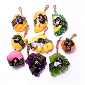 Jabones en <span class=keywords><strong>Barra</strong></span> Sólidos Hechos a Mano con Aroma a Durian, Durazno y Naranja, Jabones para Baño Infantil Multifragancia, Hidratantes y Control <span class=keywords><strong>de</strong></span> Grasa - Product Image 1