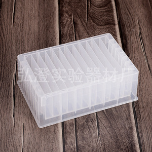 Hongbolai - Bloque de Almacenamiento de Muestras de Plástico PP con 12 Compartimentos Profundos para Uso en Laboratorio - Product Image 1
