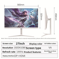 Monitor LED para Juegos E240A de 27 Pulgadas, 1080p, 165Hz, Pantalla Completa VA/IPS, Comercial, para Deportes Electrónicos