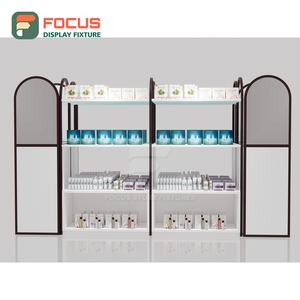 Luxury Hairpiece Display Counter Glass Showcase Lockable Drawer Shelf Display Counter Cabinet - Product Image 4