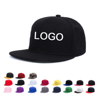 Casquette Snapback Personnalisée OEM Broderie 3D Casquettes Unisexe avec Patch Fabricant Vente en Gros Casquette Snapback Personnalisée de Haute Qualité