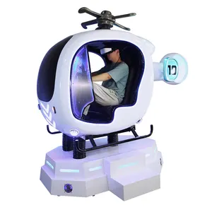 YHY Hot Sale Flying VR Attractions No Age Limit Cockpit Aircraft 9D Flight VR Plane Simulator VR Helicopter