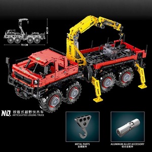 Moulding King-Juego de bloques de construcción de camión teledirigido, juguete de camión articulado 8x8, todoterreno, <span class=keywords><strong>Control</strong></span> remoto, MOC-15805, 13146 - Product Image 4