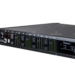 Micrófono Inalámbrico Digital Profesional AD4Q AXINT con Receptor de 4 Canales y Micrófono de Mano KSM9 para Escenario, Canto, Grabación y Discursos - Product Image 3
