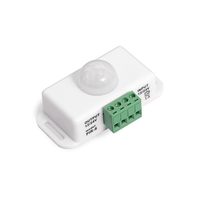 Capteur infrarouge de corps humain large tension 12-24V armoire LED lumières avec interrupteur de capteur