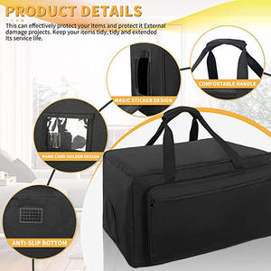 Sac de transport portable de grande taille, résistant à l'eau, personnalisé, promotionnel, tendance, pour le rangement, sac pour haut-parleur, fermeture éclair, éponge épaisse - Product Image 4