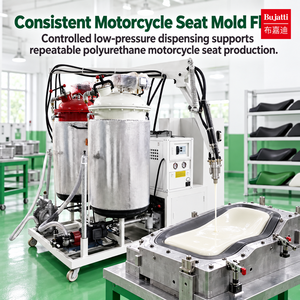 Bujatti Düşük Basınçlı Poliüretan Köpük Makinesi Motosiklet Sele Köpüğü Dökümü İçin - Product Image 3