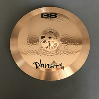 Cymbales de batterie professionnelles faites à la main en cuivre 92% + étain 8%, série B8, ensemble de 5 pièces avec tailles 14HH+16C+18C+20R, qualité supérieure