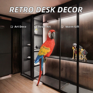 Decor Handmade Resin Art Deco Tabletop Vase Desktop Living Room TV Cabinet Animal <b>Crafts</b> Ornament - Product Image 2