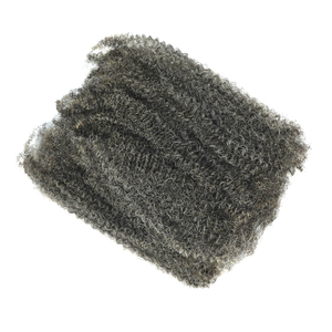 KAMA 4CW Afro crespo di <span class=keywords><strong>capelli</strong></span> umani alla rinfusa <span class=keywords><strong>sale</strong></span> e pepe Color <span class=keywords><strong>capelli</strong></span> umani alla rinfusa extension per <span class=keywords><strong>capelli</strong></span> Dreadlocs Twist - Product Image 2