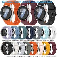 Bracelet de sport en silicone ondulé Forwelleny style original 40mm 44mm pour Samsung Watch 7 SE 6 Classic 5 Pro 4 Smartwatch