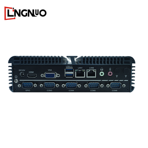 Безвентиляторная Встроенная система Intel CPU DDR4 RAM SSD Dual LAN несколько портов USB широкое напряжение 9-36 В HD выход стабильный мини-ПК - Product Image 3