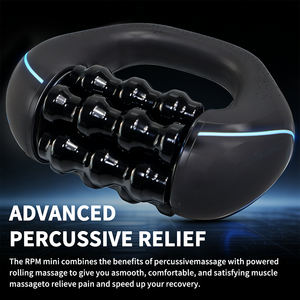 Mini RPM rouleau de Massage percutant roulant masseur percutant avec poignée ergonomique multi-poignées <span class=keywords><strong>pour</strong></span> stimuler la récupération musculaire - Product Image 4