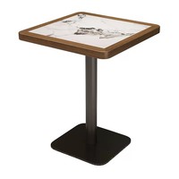 Vente en gros d'usine : Ensemble complet de mobilier de restaurant, tables à manger en bois, chaises et banquettes pour les entreprises de restauration