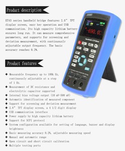 อีสท์เทสเตอร์ ET430 เครื่องวัดดิจิตอลแบบพกพา วัดค่าความจุไฟฟ้า - Product Image 3