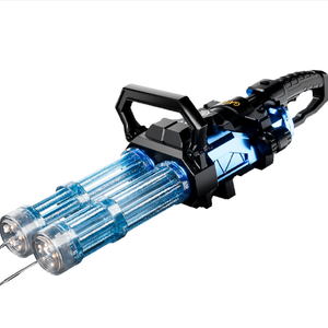 Juguete al aire libre de verano, pistola de agua para niños, doble barril, pistola de agua de gran capacidad, juguetes, pistola de agua eléctrica rotativa Gatling - Product Image 6