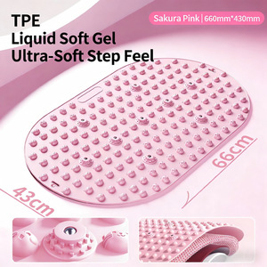 Tapis de massage des pieds en silicone, coussin portable pour points de pression des pieds, pour soulager le stress, les douleurs à la voûte plantaire et au talon, utilisation à domicile et en salle de sport - Product Image 2
