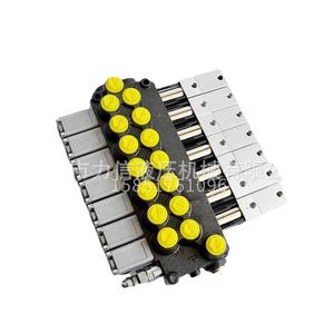 Soporte Neumático ZDAL15E7OT, Distribuidor Hidráulico de Doble Acción, Control Bidireccional Multivía, Válvula de Etapa de Montaje Inverso - Product Image 2