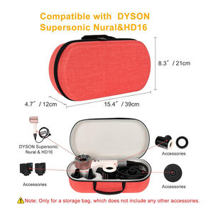 Estuche rígido <span class=keywords><strong>de</strong></span> transporte compatible con <span class=keywords><strong>secador</strong></span> <span class=keywords><strong>de</strong></span> <span class=keywords><strong>pelo</strong></span> <span class=keywords><strong>Dyson</strong></span> <span class=keywords><strong>Supersonic</strong></span> Nural HD16, bolsa <span class=keywords><strong>de</strong></span> viaje <span class=keywords><strong>de</strong></span> repuesto para <span class=keywords><strong>secador</strong></span> <span class=keywords><strong>de</strong></span> <span class=keywords><strong>pelo</strong></span> <span class=keywords><strong>Dyson</strong></span> HD08HD15 - Product Image 4