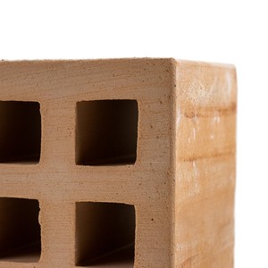 Pannello Decorativo da Parete Salk in Terracotta con Motivo a Griglia 9x9 - Product Image 5