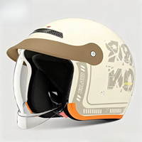 Casque de scooter électrique pour hommes et femmes, adapté à la protection solaire estivale, respirant, confortable et assurant une conduite sécurisée