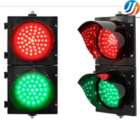 Feu de signalisation à LED 2 couleurs Feu de signalisation routière Prix bas 200mm 300mm Feu de signalisation Certification CE