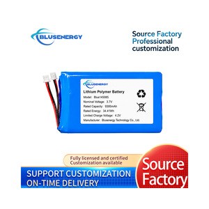 แบตเตอรี่ลิเธียมโพลิเมอร์แบบชาร์จได้ รุ่น Factory Custom 145085 3.7V 9300mAh ความจุสูง พร้อมขั้วต่อสายไฟ - Product Image 4