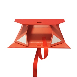 Luxury Custom Logo Flip Top Kraft Paper Window Reusable Foldable Rigid Cardboard <b>Magnetic</b> Candle & Photo Frame <b>Gift</b> <b>Box</b> Ribbon - Product Image 6