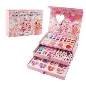 <b>Girls</b> Beauty Fashion Pretend Play Hair Ornaments Makeup Kit DIY Princess Toys Cosmetic 3-in-1 Mirror Kids <b>Make</b> <b>up</b> <b>Set</b> for <b>Girls</b> - Product Image 1