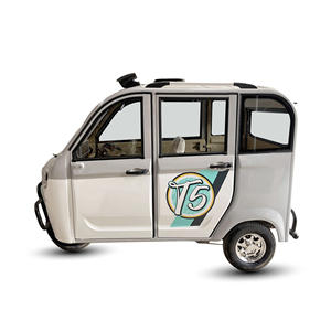 HLD harga grosir 5 pintu <span class=keywords><strong>4</strong></span> kursi penumpang listrik untuk dengan badan tertutup desain baru jangkauan 90km roda tiga elektrik - Product Image 3